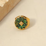Bague en Turquoise Africaine - Guérison Karmique