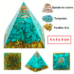 Orgonite Turquoise - Protection Psychique & Physique