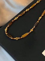 Collier en Œil de Tigre - Protection & Force Intérieure