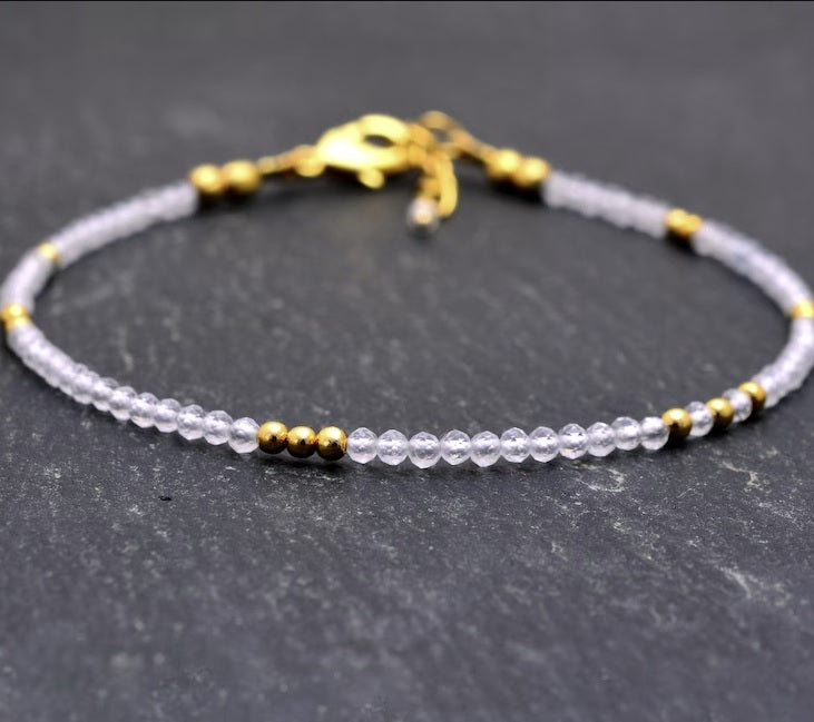 Bracelet de Purification en Cristal de Roche