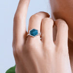 Bague en Apatite - Apaisement & Équilibre