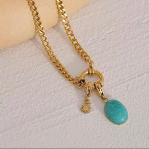 Pendentif en Amazonite - Apaisement & Harmonie