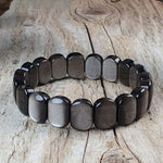 Bracelet en Obsidienne Argentée - Protection & Abondance