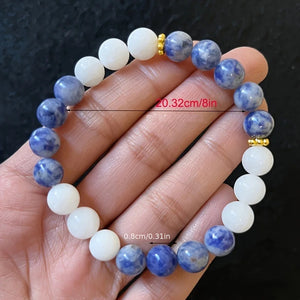 Bracelet Sodalite & Pierre de Lune - Intuition & Clairvoyance