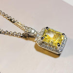 Pendentif en Citrine - Favorise les Gains d'Argent