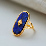 Bague 'Troisième Œil' en Lapis Lazuli