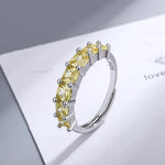 Bague en Citrine - Favorise les Gains d'Argent