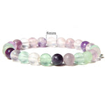 Bracelet en Fluorite Arc-en-Ciel - Purification Totale