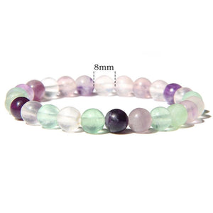 Bracelet en Fluorite Arc-en-Ciel - Purification Totale