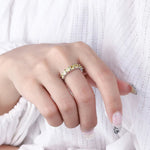 Bague en Citrine - Favorise les Gains d'Argent