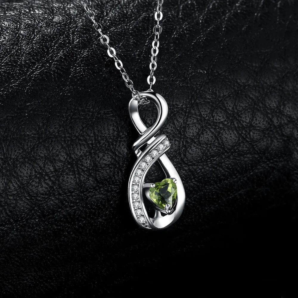 Pendentif Argent & Péridot - Protection & Abondance