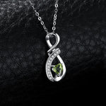 Pendentif Argent & Péridot - Protection & Abondance