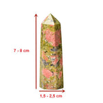 Baguette en Unakite - Ancrage & Guérison Émotionnelle