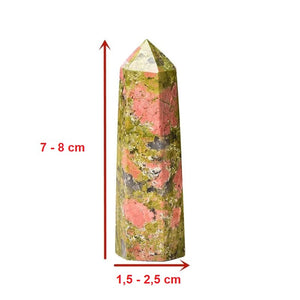 Baguette en Unakite - Ancrage & Guérison Émotionnelle