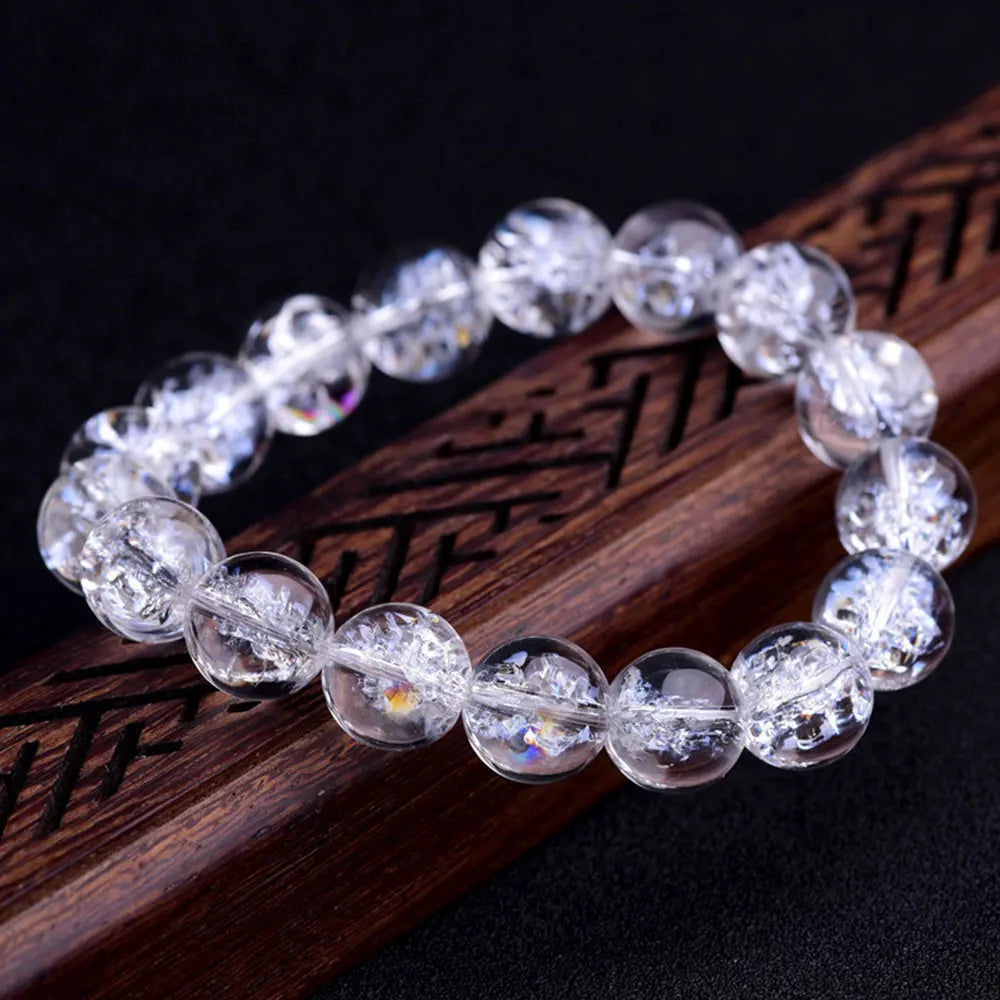 Bracelet en Cristal de l'Himalaya - Purifie les Mémoires Négatives