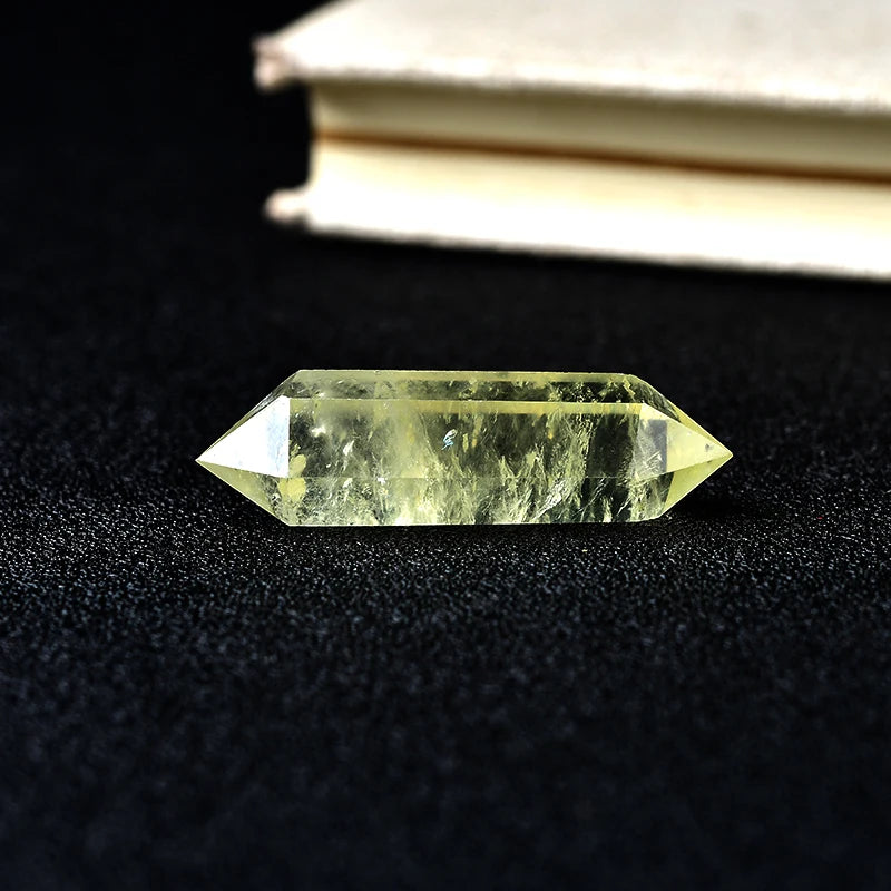 'Double Pointe' en Citrine - Abondance Financière