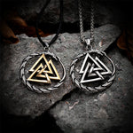 Talisman Runique 'Valknut' - Alignement des Énergies