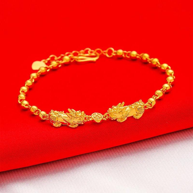 Bracelet Feng Shui 'Pixiu' - Attire l'Argent