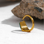 Bague en Malachite - Réussite & Succès