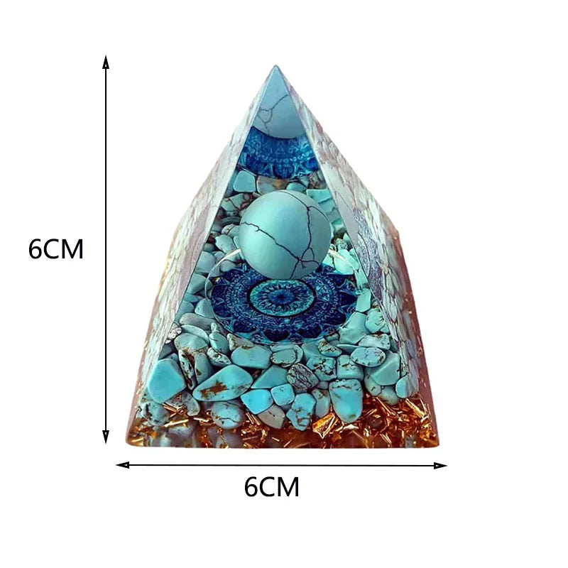 Orgonite Turquoise - Clairvoyance & Protection