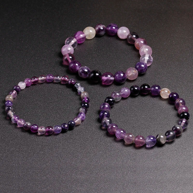 Bracelet en Fluorite Violette - Purification Intégrale