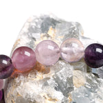 Bracelet en Fluorite Violette - Purification Intégrale