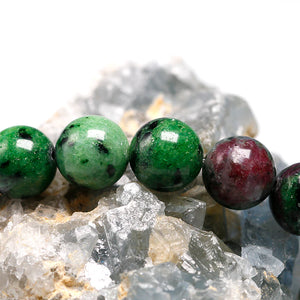 Bracelet en Rubis Zoïsite - Libération des Mémoires Transgénérationnelles