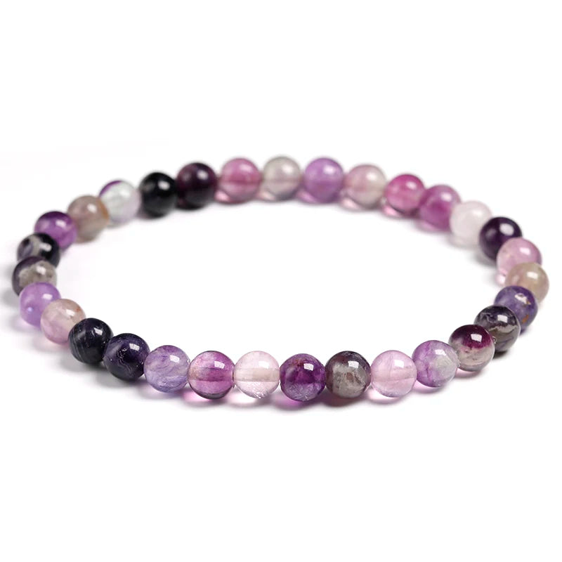 Bracelet en Fluorite Violette - Purification Intégrale