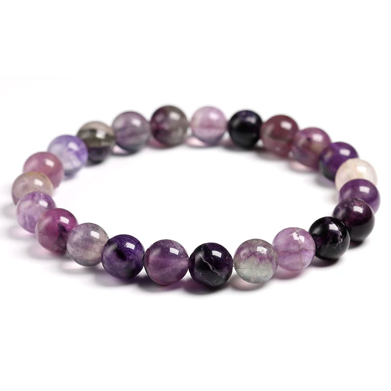 Bracelet en Fluorite Violette - Purification Intégrale
