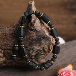 Bracelet en Tourmaline Brute - Protège des Ondes Néfastes