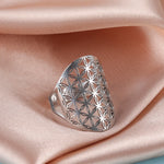 Bague 'Fleur De Vie' - Régénération & Protection