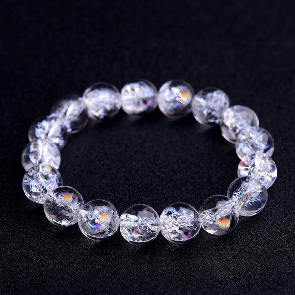 Bracelet en Cristal de l'Himalaya - Purifie les Mémoires Négatives
