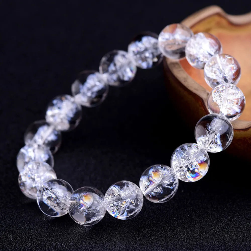 Bracelet en Cristal de l'Himalaya - Purifie les Mémoires Négatives