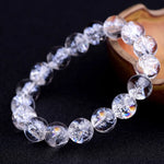 Bracelet en Cristal de l'Himalaya - Purifie les Mémoires Négatives
