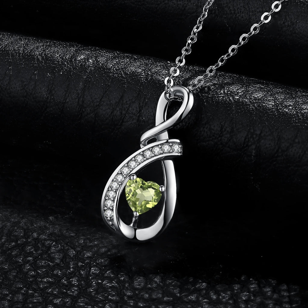 Pendentif Argent & Péridot - Protection & Abondance