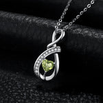 Pendentif Argent & Péridot - Protection & Abondance