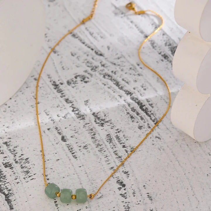 Pendentif en Aventurine - Chance & Bonheur