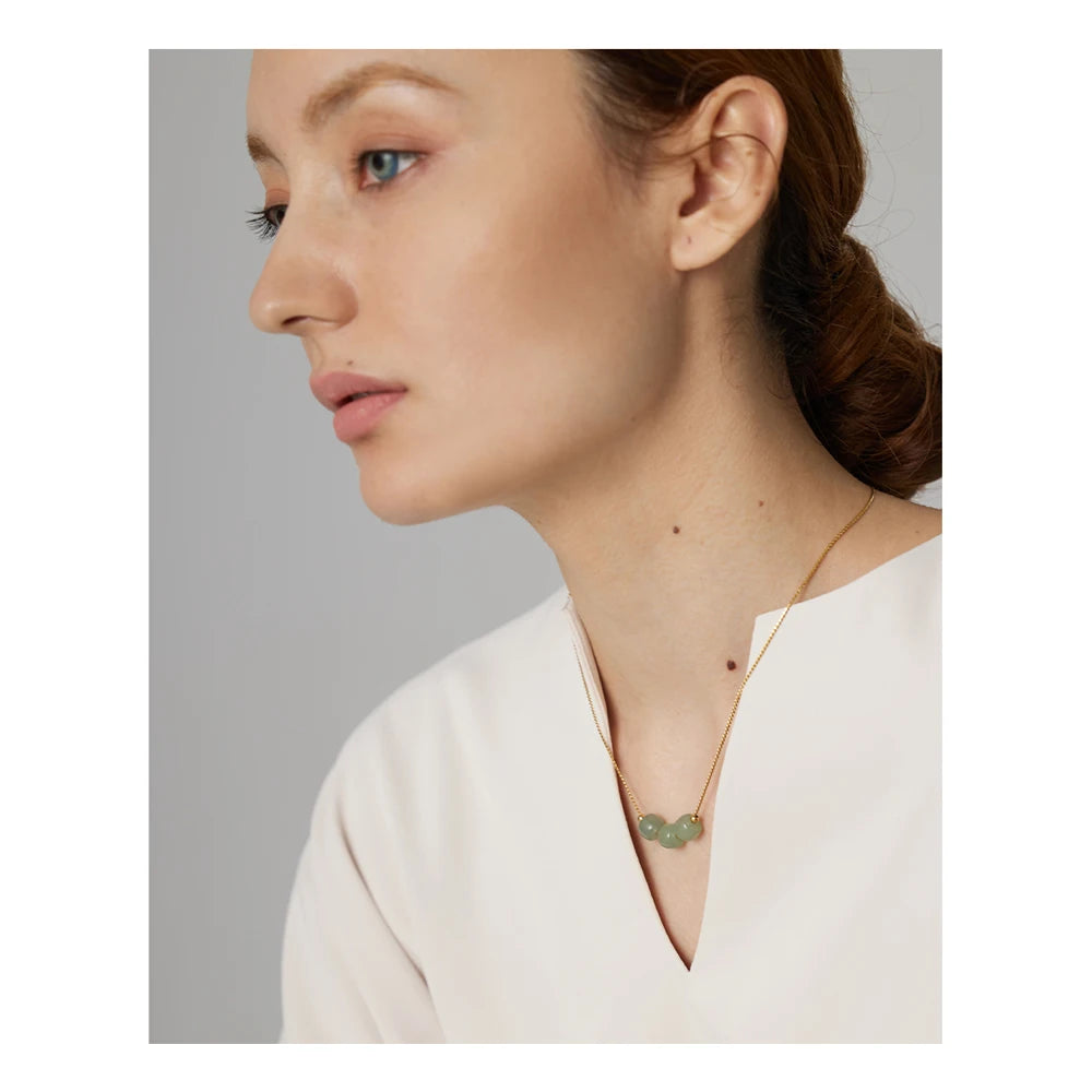Pendentif en Aventurine - Chance & Bonheur