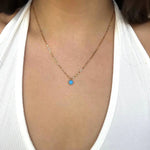 Pendentif en Opale Bleue - Purification Karmique