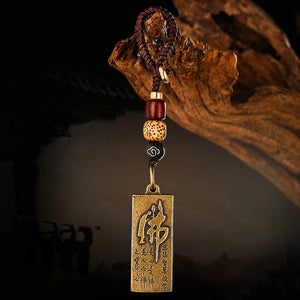 Porte-clés 'Fulu' - Talisman Taoïste d'Abondance