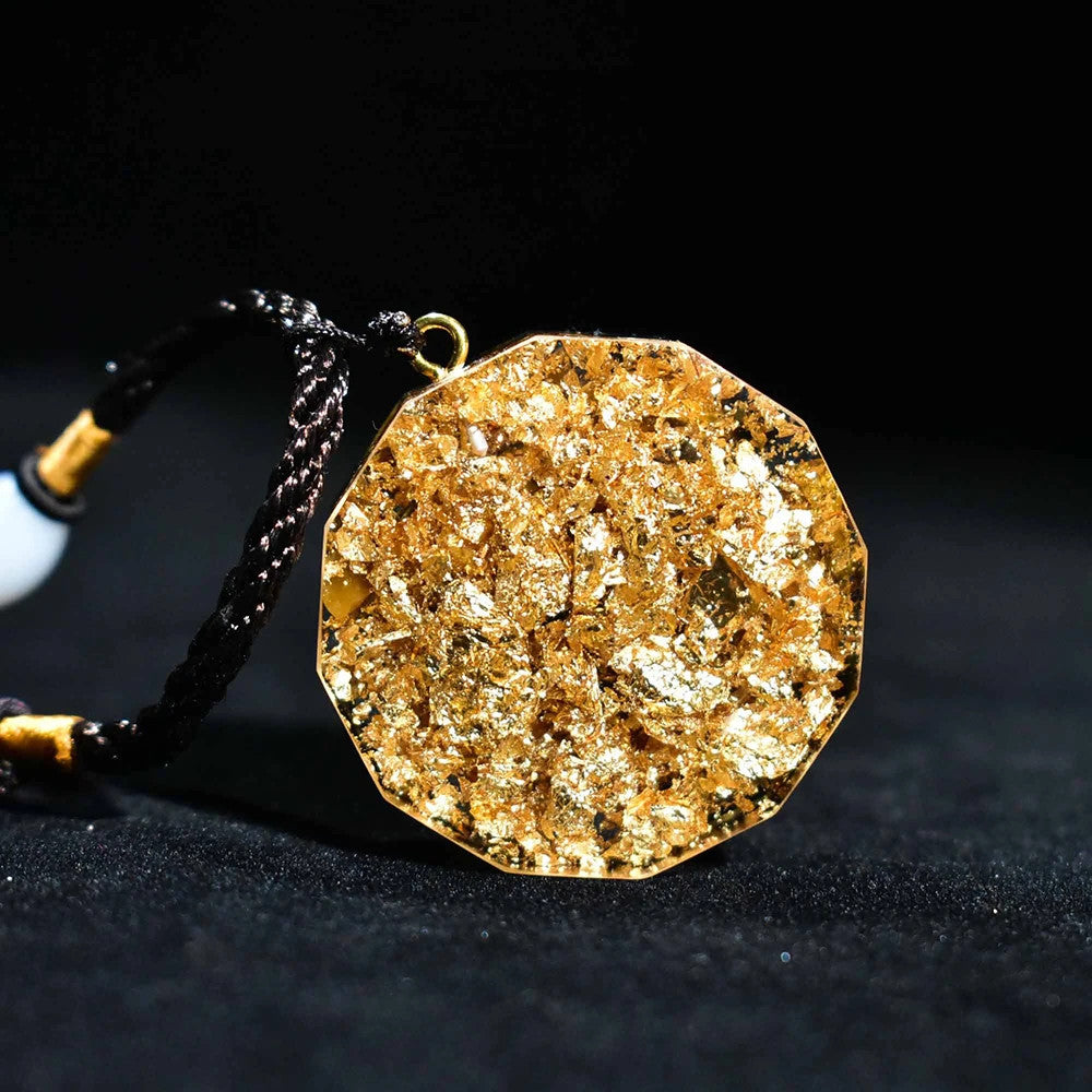 Pendentif Orgonite 'Œil de Tigre' - Accroît votre Force Intérieure