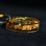 Pendentif Orgonite 'Œil de Tigre' - Accroît votre Force Intérieure