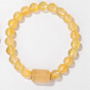 Bracelet en Citrine - Attire l'Argent