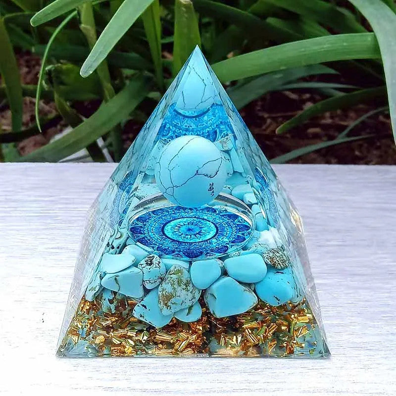 Orgonite Turquoise - Clairvoyance & Protection