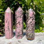 Baguette en Rhodonite - Harmonie Relationnelle