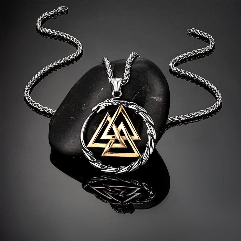 Talisman Runique 'Valknut' - Alignement des Énergies