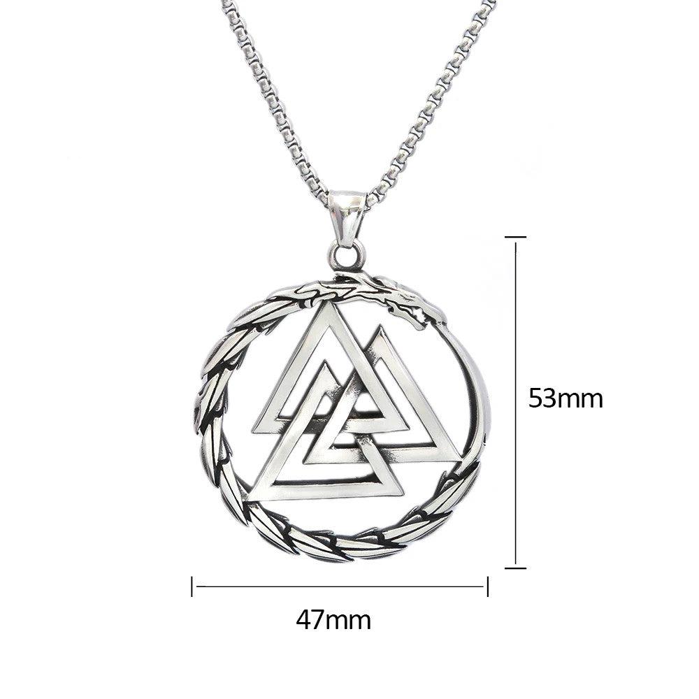 Talisman Runique 'Valknut' - Alignement des Énergies