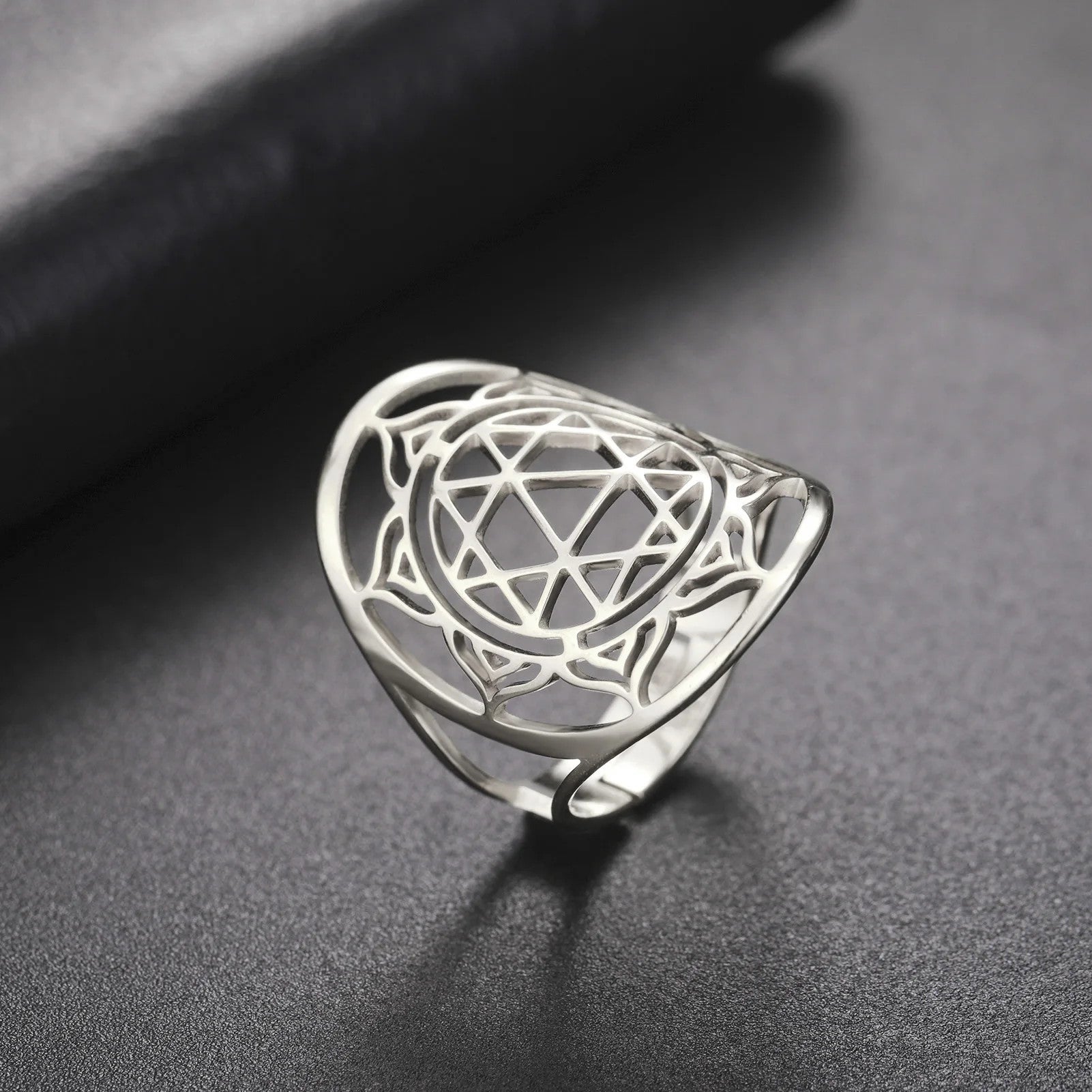 Bague 'Durga Yantra' - Enlève la Malchance