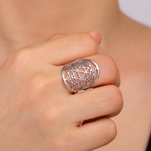 Bague 'Durga Yantra' - Enlève la Malchance