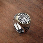 Bague 'Œil d'Horus' - Protection contre le Mauvais Œil